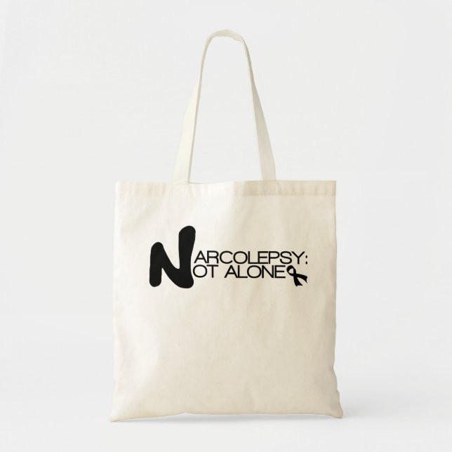 Bolsa Tote NARCOLEPSY: NÃO sacola de ALONE™ (Frente)