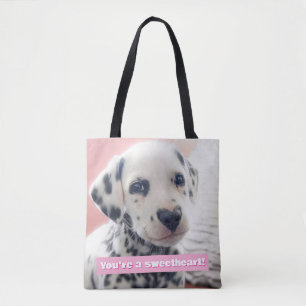 Bolsa Tote Nariz de Coração Dalmata