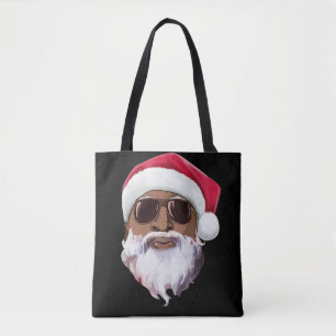 Bolsa Tote Narrativa afro-americana Santa Claus