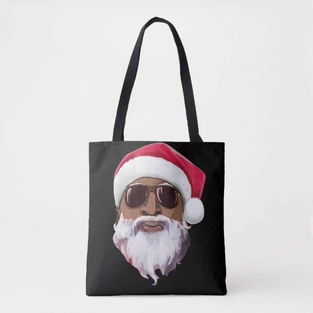 Bolsa Tote Narrativa afro-americana Santa Claus (Frente)