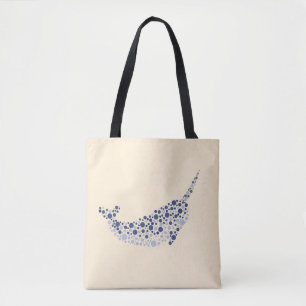 Bolsa Tote Narwhal Em Pontos
