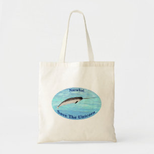 Bolsa Tote Narwhal - Salvar o Unicórnio