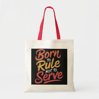 Bolsa Tote Nascer a regra, para não servir a barra de ferrame