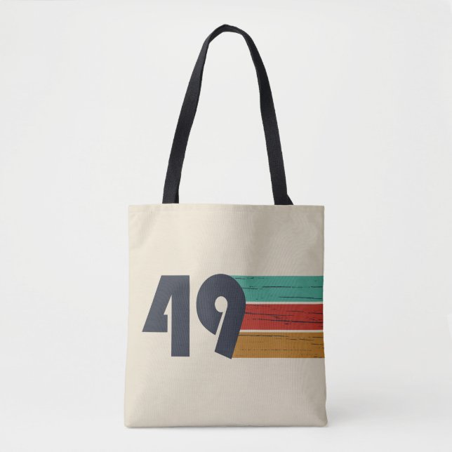 Bolsa Tote nascer de aniversário de 1949 (Frente)