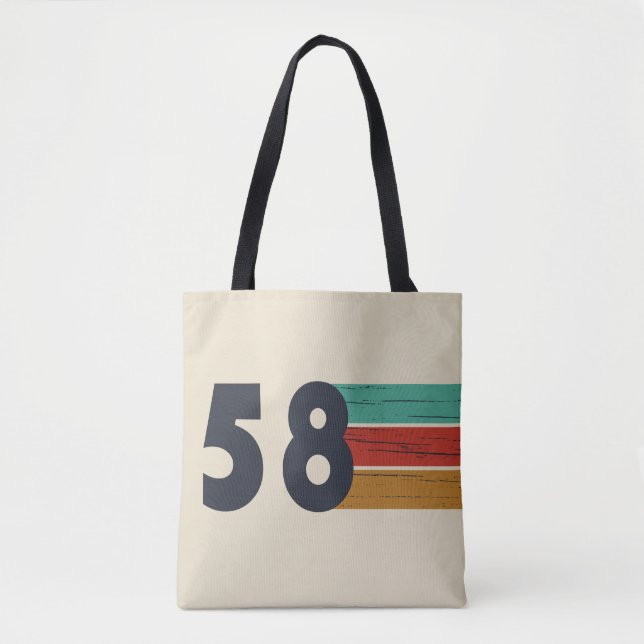 Bolsa Tote nascer de aniversário de 1958 (Frente)