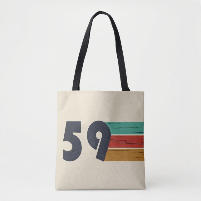 Bolsa Tote nascer de aniversário de 1959 (Frente)