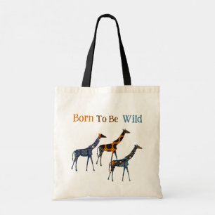 Bolsa Tote Nascer De Ser Selvagem Girafa Tote Bag