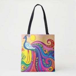 Bolsa Tote Nascer do Sol do Pavão
