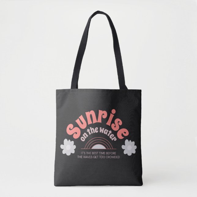 Bolsa Tote Nascer do Sol na Água (Frente)
