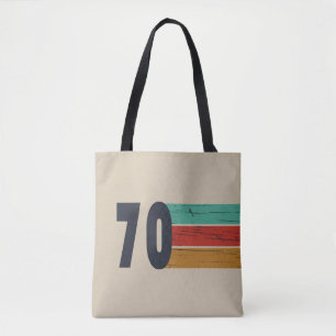 Bolsa Tote Nascer em presente de aniversário de 1970