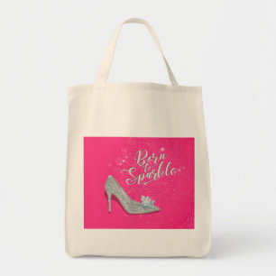 Bolsa Tote Nascer para brilho do Calçado Slipper de Cinderel