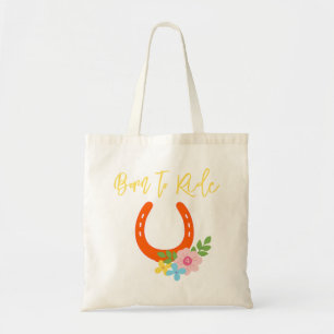 Bolsa Tote Nascer Para Cavalos Cavalos Laranja Ferradura Lara