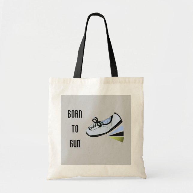 Bolsa Tote Nascido para Correr (Frente)