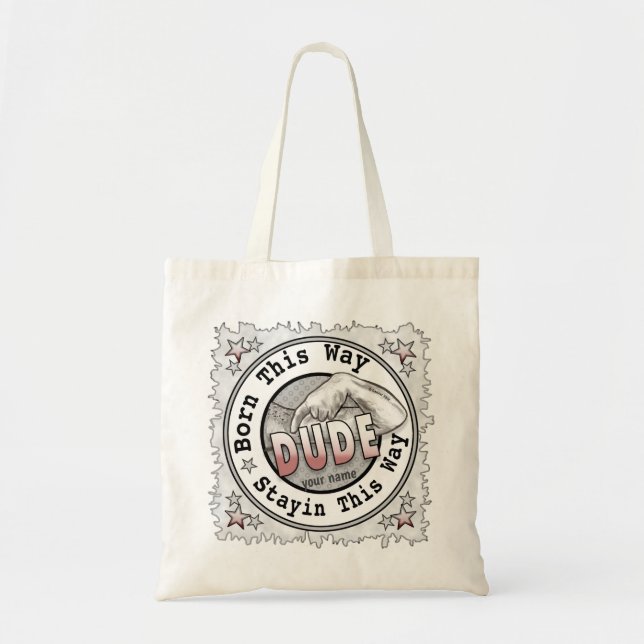 Bolsa Tote Nascido um Cara (Frente)