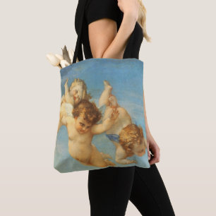 Bolsa Tote Nascimento de Vênus, detalhe dos Anjos por Alexand