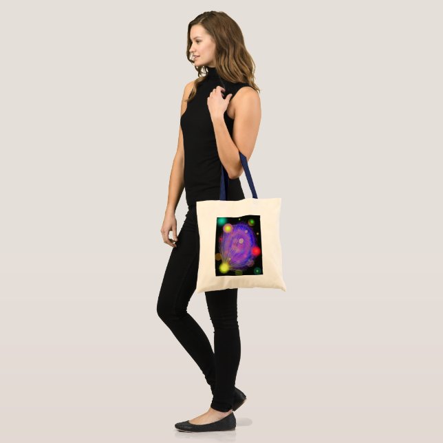 Bolsa Tote Nascimento do Ovo de Páscoa (Frente (modelo))