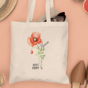 Bolsa Tote Nascimento mês de floração Agosto Nome da pipoca T