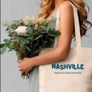 Bolsa Tote Nashville - Bachelorette de Marinho Minimalista