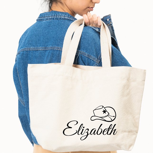 Bolsa Tote Nashville Bachelorette Personalizado Cowgirl (Criador carregado)