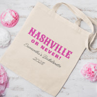 Nashville Ou Nunca Mais Bachelorette Retro Rosa Qu