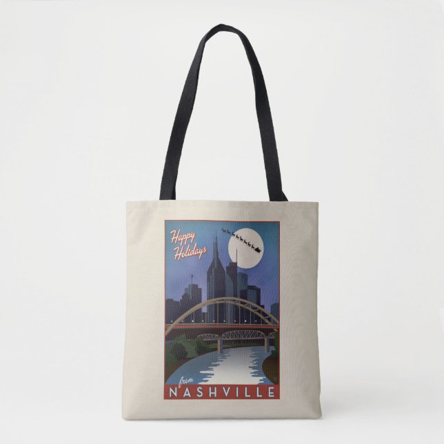 Bolsa Tote Nashville Skyline (Frente)