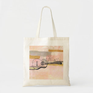 Bolsa Tote Nashville Skyline Guitar Design