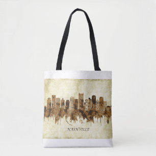 Bolsa Tote Nashville Tennessee Cityscape
