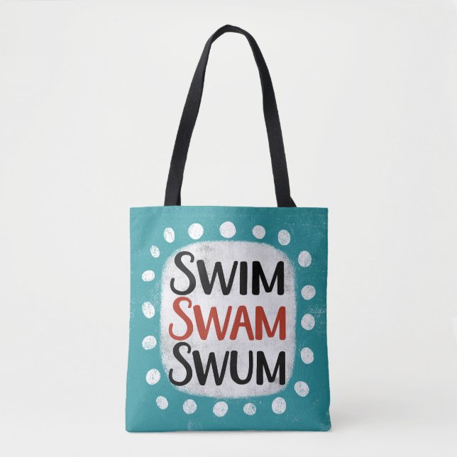 Bolsa Tote Natação Swam Toque Bag (Frente)