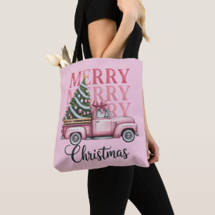 Bolsa Tote Natal Alegre Coquete Laço Temporada de Férias de N