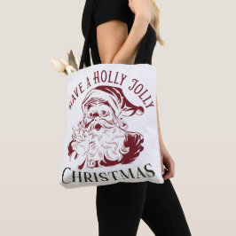 Bolsa Tote Natal Antigo Alegre e Divertido