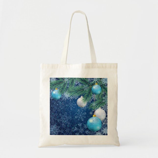 Bolsa Tote Natal Branco fascinante (Frente)