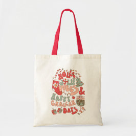 Bolsa Tote Natal Chanukah hanukkah Groovy Vibes