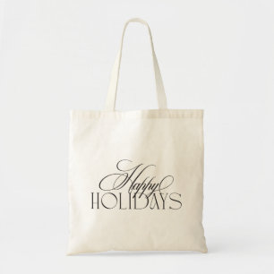Bolsa Tote Natal clássico de feriados felizes