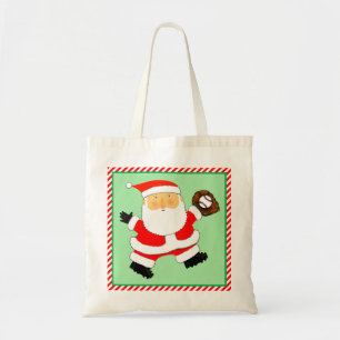Bolsa Tote Natal de Basebol Feriado