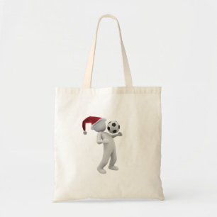 Bolsa Tote natal de futebol