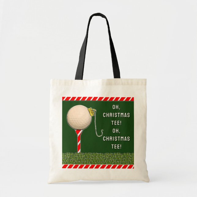 Bolsa Tote Natal de Golfe (Frente)