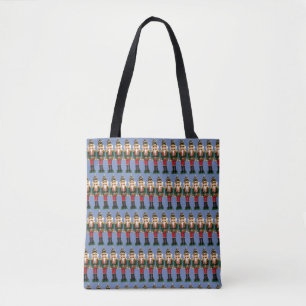 Bolsa Tote Natal de madeira do Nutcracker