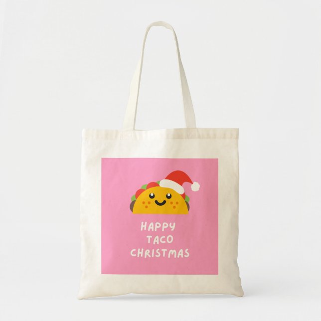 BOLSA TOTE NATAL DE TACO FELIZ (Frente)