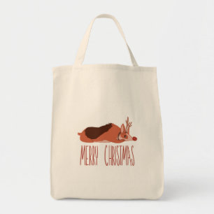 Bolsa Tote Natal do Corgi