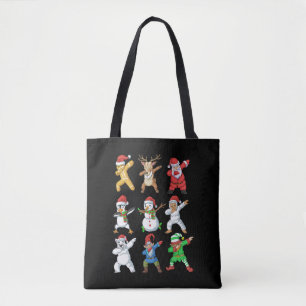 Bolsa Tote Natal dos Papais noeis Elf Amigos