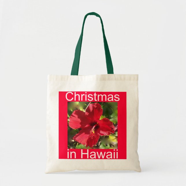 Bolsa Tote Natal em Havaí (Frente)