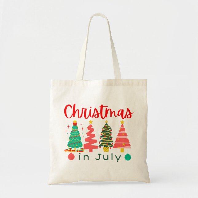 Bolsa Tote natal em julho (Frente)