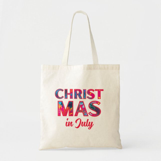 BOLSA TOTE NATAL EM JULHO (Frente)