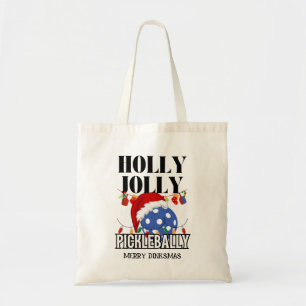Bolsa Tote Natal HOLLY JOLLY PICKLEBALLY