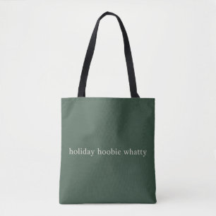 Bolsa Tote Natal Hoobie Whatty Festa Divertida Filme Natalino