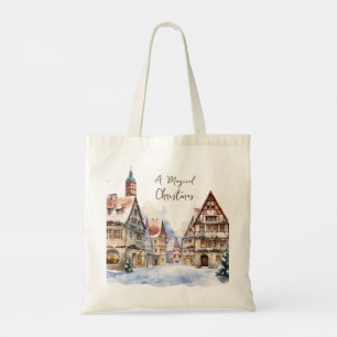 Bolsa Tote Natal House Snow