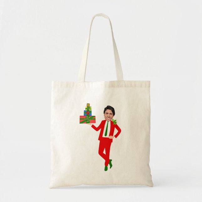 Bolsa Tote natal justin trudeau (Frente)