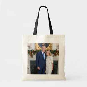 Bolsa Tote Natal na Casa Branca Presidente Joe Biden Foto