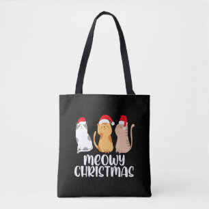 Bolsa Tote Natal para gatos - Meow Christmas X-Mas