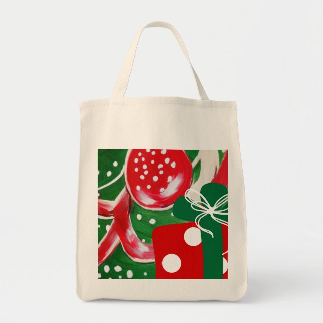 Bolsa Tote Natal presente (Frente)